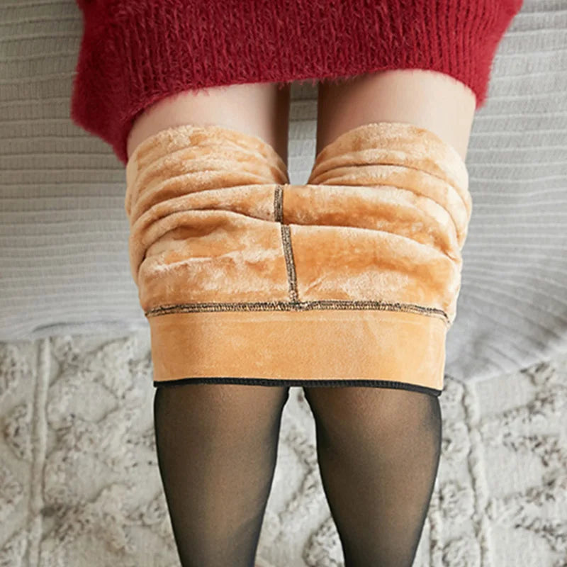 Meia-Calça Térmica Feminina — Sexy, Quente e Slim no Inverno ❄️✨
