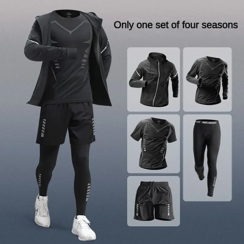 🏋️♂️ Conjunto Deportivo Hombre | Pack 3–7 Piezas Fitness Transpirable
