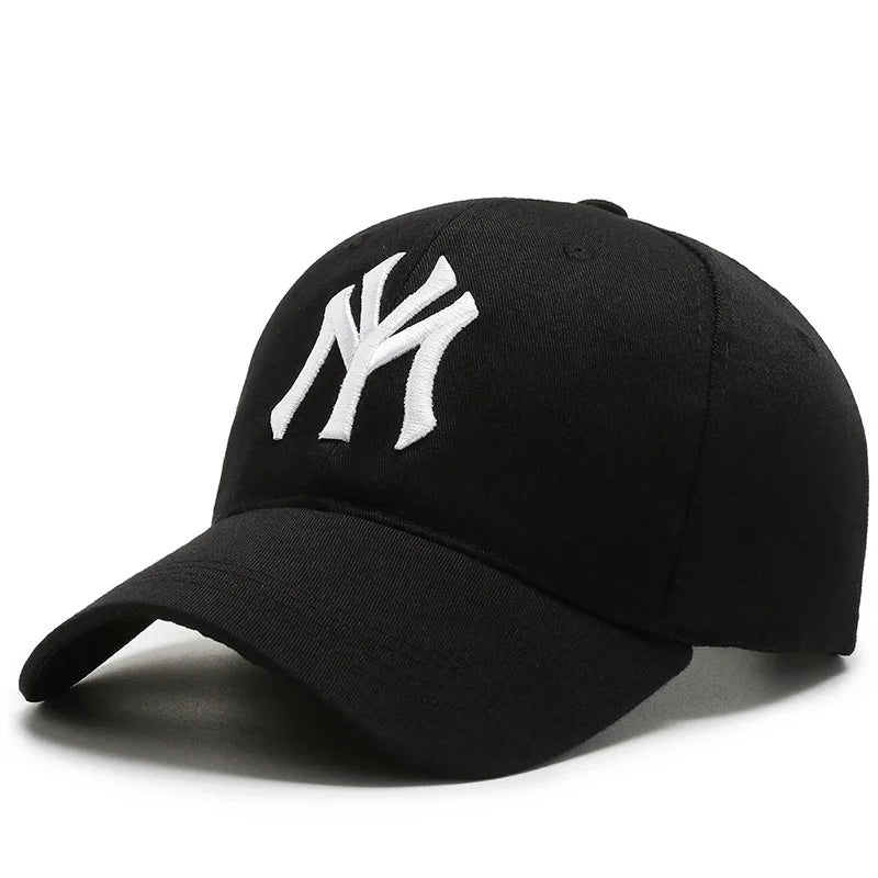 Unisex MY Letter Embroidery Snapback Baseball Caps Spring and Autumn Outdoor Adjustable Casual Hats Sunscreen Hat