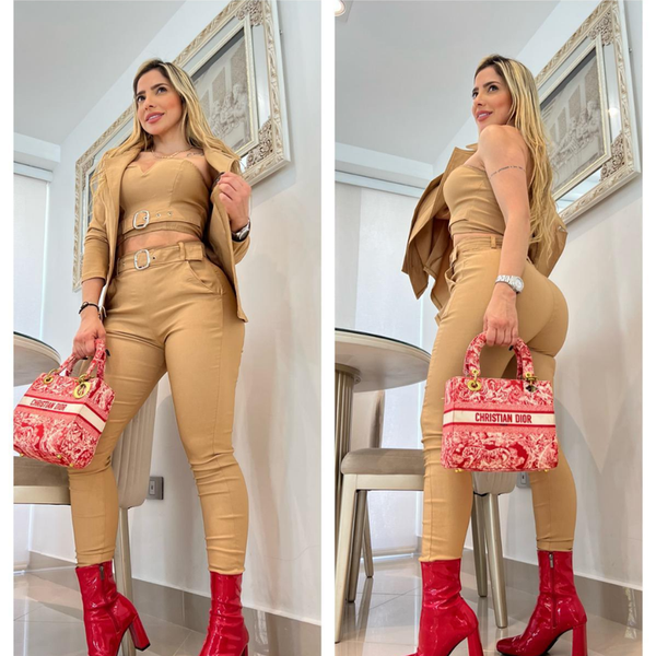 💎 Conjunto 3 Piezas Mujer ✨ — Estilo, Comodidad y Elegancia en Uno 💃