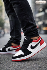 👟  Zapatillas Jordan Low — Blanco y Rojo 🏀
