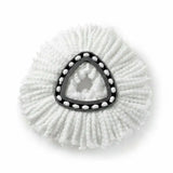 Easy Wring and Clean Floor Mop Turbo Microfibre 2in1 Replacement Refill Mop Head Accessory Home Cleaning Tools