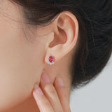 Factory Wholesale Genuine 925 Sterling Silver Earrings Collection Zirconia CZ Exquisite Stud Earrings for Fine Jewelry Gifts