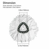 Easy Wring and Clean Floor Mop Turbo Microfibre 2in1 Replacement Refill Mop Head Accessory Home Cleaning Tools