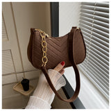 Mini Shoulder Bags for Women Fashion Felt Women's Bag Design Advanced Underarm Handbags Beautiful Purses Crescent SaddleBag 2024
