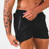 Sports Quick Drying Shorts Summer Spot Mid-waist Male Adult Per Capita Size No Lining Three Minute Shorts Plain Board