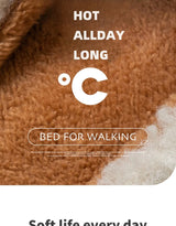 Cute Bear Fluffy Slippers Warm Plush House Shoes for Women and Men