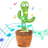 🌵 Brinquedo Interativo Cacto Dançante com Som e Luz! 🎉
