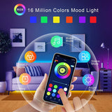 🌈 Luces LED RGB en Tira 5m/10m/20m/30m | Iluminación Flexible con Control por APP | Cinta Decorativa para Habitación y Dormitorio