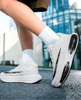2026 Air Cushion Jogging Shoes Running Shoes Carbon Board Marathon Men Sports Breathable Lightweight Women's Nonskid Sneakers