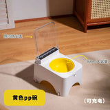 New Intelligent Infrared Sensing Cat Bowl Pet Cat Food Feeder, Automatic Lid Opening Feeder, Dust And Insect Proof