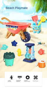 Children Beach Sand Play Tool Set Sand Bucket Sieve Funnel Sand Shovel Sand Wagon Watering Can Summer Outdoor Toys for Kids