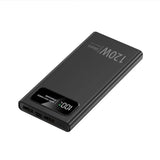 Lenovo 500000mAh Power Bank 120W Super Fast Charging Battery High Capacity Digital Display Power Bank For iPhone Samsung Huawei