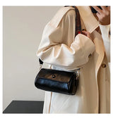 2026 New Trendy Spring Versatile Wide-Strap Shoulder/Crossbody Bag - Popular Cylindrical Bag