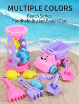 NEW Summer Beach Set Toys For Kids Digging Sand Plastic Bucket Watering Bottle Shovels Children Beach Water Game Toys Tools