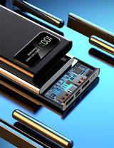 Lenovo 500000mAh Power Bank 120W Super Fast Charging Battery High Capacity Digital Display Power Bank For iPhone Samsung Huawei