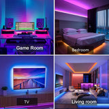 🌈 Luces LED RGB en Tira 5m/10m/20m/30m | Iluminación Flexible con Control por APP | Cinta Decorativa para Habitación y Dormitorio