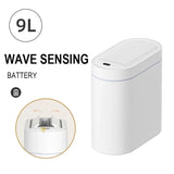 7/9L Two-way Smart Sensor Trash Can with Lid Wall Mount Narrow Slit Toilet Wastebasket for Kitchen Induction Garbage Bin Dustbin