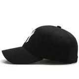 Unisex MY Letter Embroidery Snapback Baseball Caps Spring and Autumn Outdoor Adjustable Casual Hats Sunscreen Hat