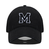 Initial Letter A-Z Embroider Baseball Cap For Men Womne High Quality Soft Cotton Fashion Team Sport Visors Snapback Caps