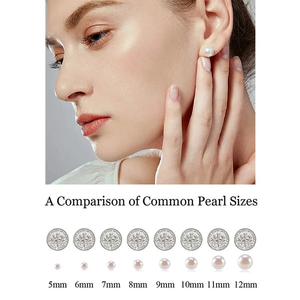 ✨ Brincos de Pérola Natural — Prata 925 Autêntica 🤍