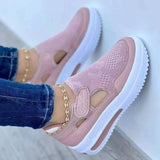 👟 Zapatillas Rojas Mujer | Calzado Casual Transpirable | Sandalias de Verano con Plataforma | Sneakers Vulcanizados y Deportivos de Moda