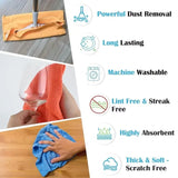 5/10/20/50pcs Microfiber Cleaning Cloth, Dishwashing Cloth Household Rag Kitchen Bathroom Cleaning Towel Durable Absorbent Towel