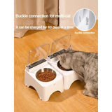 New Intelligent Infrared Sensing Cat Bowl Pet Cat Food Feeder, Automatic Lid Opening Feeder, Dust And Insect Proof