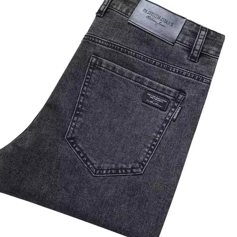 👖 Jeans Masculino de Trabalho — Reta, Elástico & Resistente 🔥