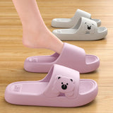 🐻 Pantuflas de Verano Mujer | Slides EVA Antideslizantes con Diseño de Oso