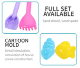 NEW Summer Beach Set Toys For Kids Digging Sand Plastic Bucket Watering Bottle Shovels Children Beach Water Game Toys Tools
