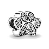 2025 New S925 Silver Spring Ball Bear Cross Pendant Suitable for Original Bracelets DIY Accessories Women's Charm Jewelry Gifts