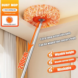 1.5/2M Ceiling Dust Removal Mop 360° Rotatable Mops Set , Wall Floor Tiles Windows Car Wash Mop