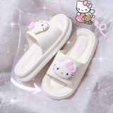 Sanrio Hello Kitty EVA Cloud Slippers, Official Cute Girly Indoor Slides for Women, Non-Slip Soft Sole Comfortable Home Sandals