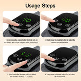 Electric Heating Wrist Guard 5 Levels Hot Compress Massage Wrist Brace Ankle Wrap Hand Foot Protector Rechargeable Wristband