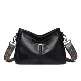 Bolsa Feminina Multifuncional — Ombro & Crossbody, Grande Capacidade em Couro PU