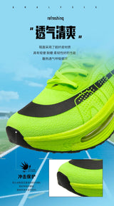 2026 Air Cushion Jogging Shoes Running Shoes Carbon Board Marathon Men Sports Breathable Lightweight Women's Nonskid Sneakers
