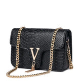👜 Luxury Y2K Shoulder Bag – Black V Chain 2026