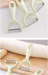 Stainless steel peeler with PP handle, potato and household vegetable and fruit peeler, fruit knife, kitchen utensils
