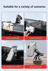 Universal Suction Cup Car Phone Holder Mount Stand for iPhone Samsung Xiaomi Huawei - Mobile Phone Sucker Support Bracket