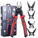 🔧 Kit de Alicates 5 en 1 — Pinzas Intercambiables Premium ⚡