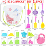 NEW Summer Beach Set Toys For Kids Digging Sand Plastic Bucket Watering Bottle Shovels Children Beach Water Game Toys Tools