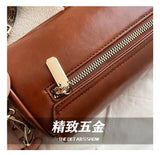 2026 New Trendy Spring Versatile Wide-Strap Shoulder/Crossbody Bag - Popular Cylindrical Bag