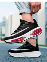 2026 Air Cushion Jogging Shoes Running Shoes Carbon Board Marathon Men Sports Breathable Lightweight Women's Nonskid Sneakers