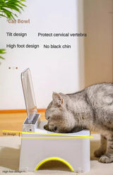 New Intelligent Infrared Sensing Cat Bowl Pet Cat Food Feeder, Automatic Lid Opening Feeder, Dust And Insect Proof