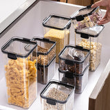 2/4PCS Sealed Jars Sets Stackable Kitchen Grain Srorage Sealed Containers Fridge Fresh Keep Boxes Seasoning Set Multigrain Tank