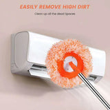 1.5/2M Ceiling Dust Removal Mop 360° Rotatable Mops Set , Wall Floor Tiles Windows Car Wash Mop