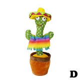 🌵 Brinquedo Interativo Cacto Dançante com Som e Luz! 🎉