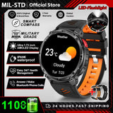 New T-Rex3 Ultra 1100mAh Battery Smart Watch GPS Track Compass IP69K Waterproof Sports tracker Outdoors Military Smartwatches