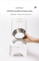 New Intelligent Infrared Sensing Cat Bowl Pet Cat Food Feeder, Automatic Lid Opening Feeder, Dust And Insect Proof